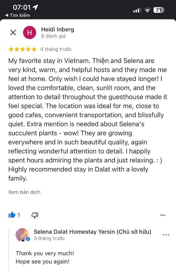 Selena Dalat Homestay Экстерьер фото